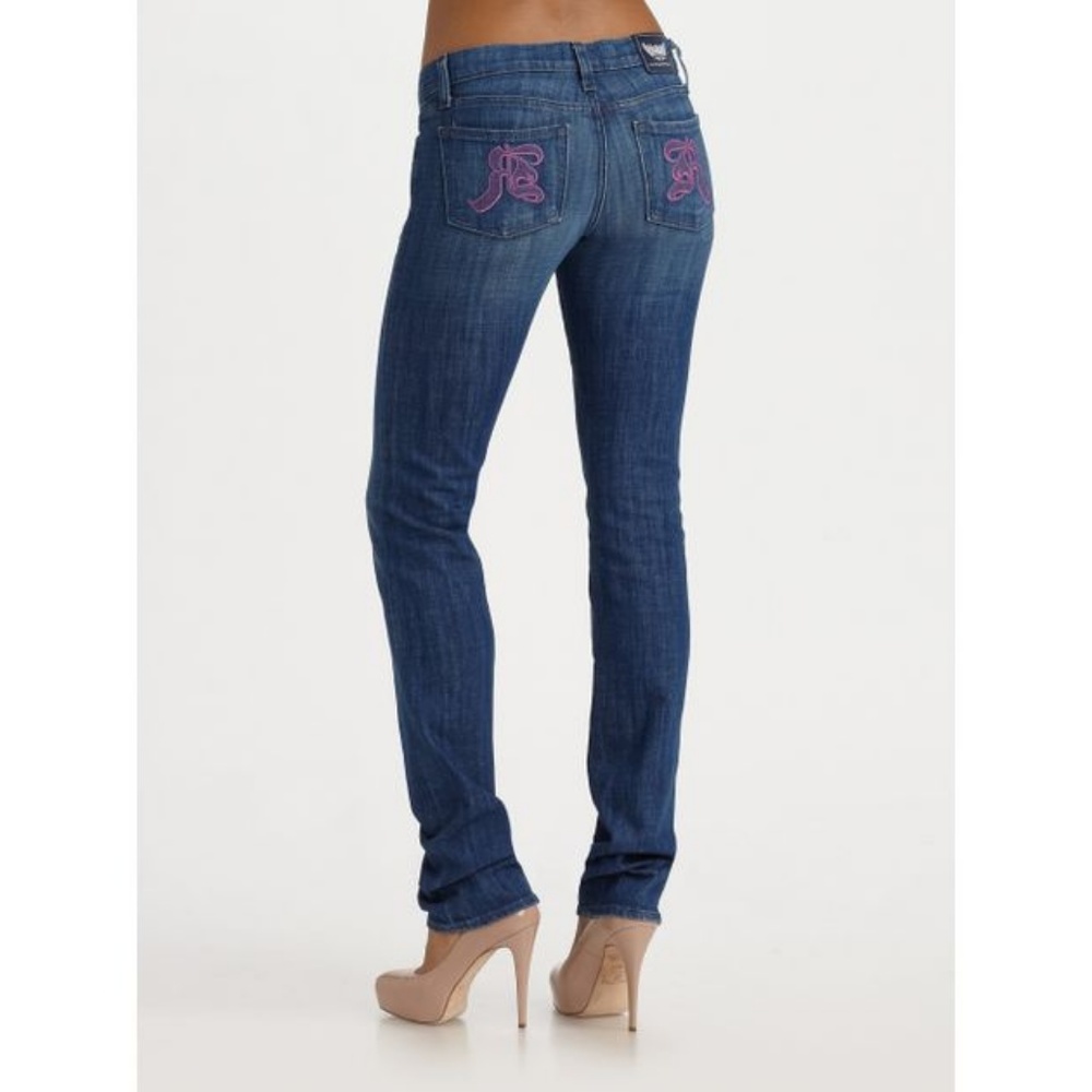 Rock & Republic Straight Leg Medium Wash Jeans EUC sz 26